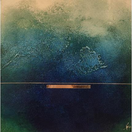 Peinture Abstraction 3158 par Hévin Christian | Tableau Abstrait Acrylique, Huile, Métal Minimaliste