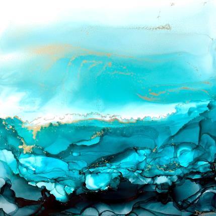 Peinture 2047 Poésie marine par Depaire Silvia | Tableau Abstrait Acrylique Marine, Minimaliste, Paysages