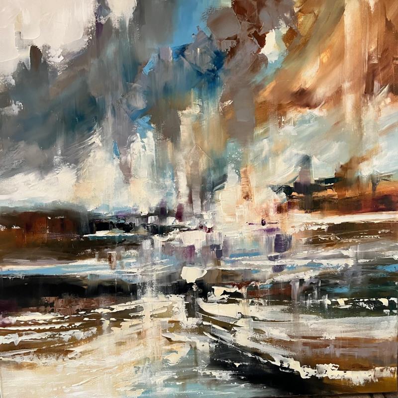 Peinture Cieli Sospesi par Abbondanzia Monica | Tableau Figuratif Acrylique