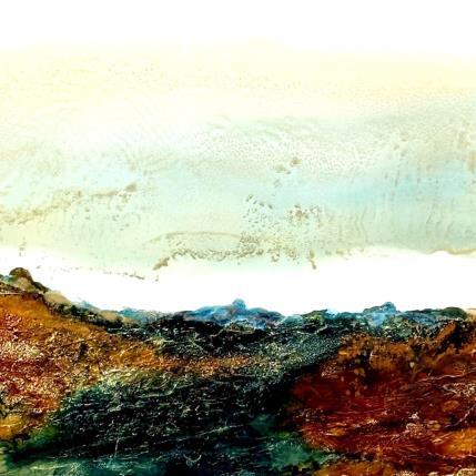 Painting 100x50 Bronze Age 1945 by Depaire Silvia | Painting Abstract Acrylic Landscapes, Marine, Minimalist