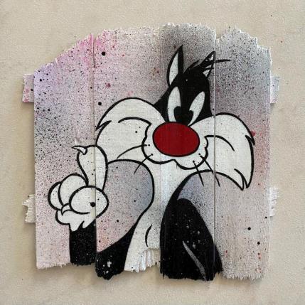 Painting F3 Aime moi ! by Marie G. | Painting Pop-art Acrylic, Wood Pop icons