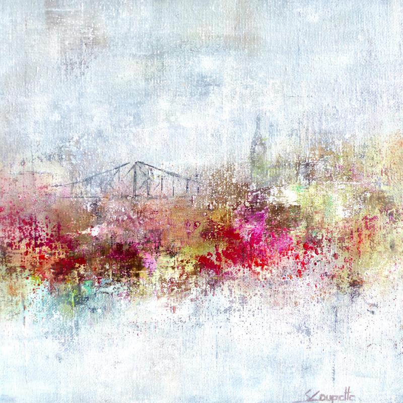 Painting Drifted Away by Coupette Steffi | Painting Figurative Urban Acrylic