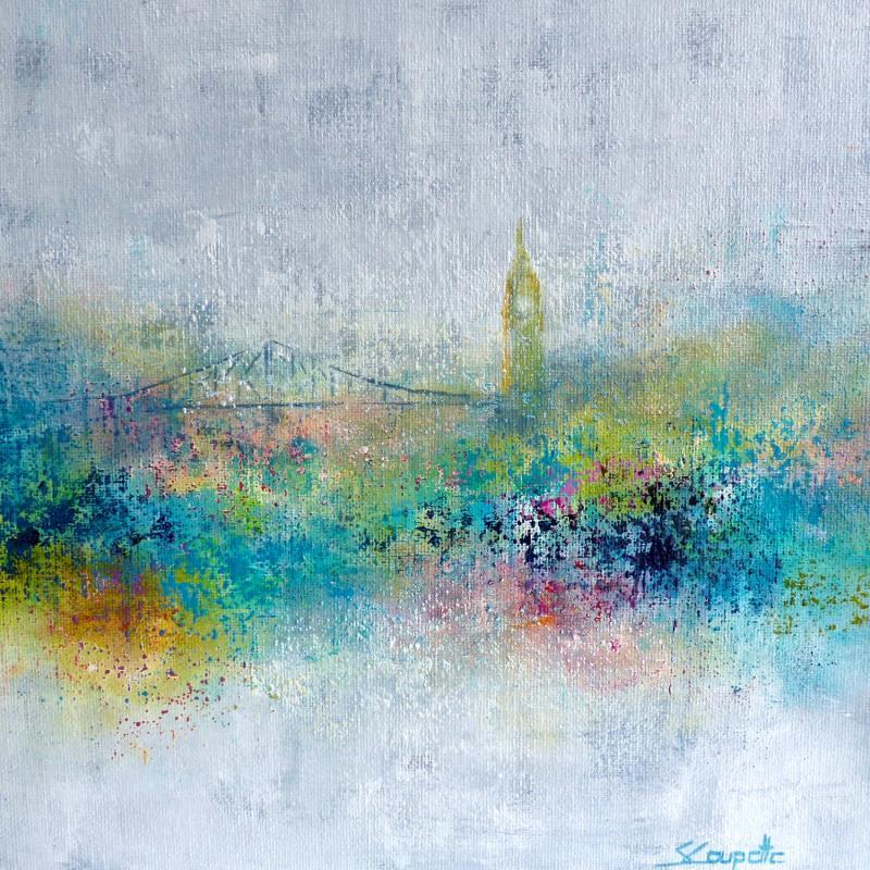 Painting Distant Echoes by Coupette Steffi | Painting Figurative Urban Acrylic