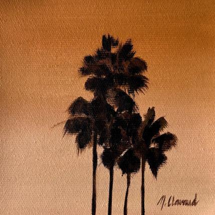 Painting SEPIA SUNSET by Clavaud Morgane | Painting Figurative Acrylic Landscapes, Minimalist, Nature