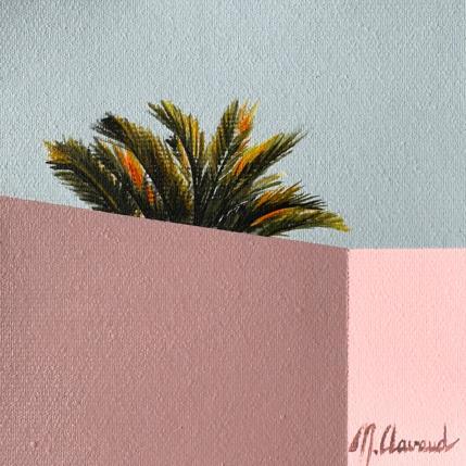 Painting BEHIND THE WALL by Clavaud Morgane | Painting Figurative Acrylic Landscapes