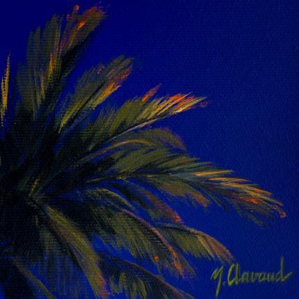 Painting SUNKISSED PALMS by Clavaud Morgane | Painting Figurative Acrylic Landscapes, Minimalist, Nature