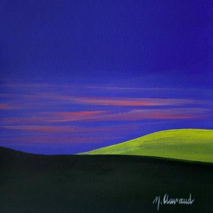 Painting Soft Hills, Soft Skies by Clavaud Morgane | Painting Figurative Acrylic Landscapes, Minimalist, Nature, Pop icons