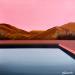 Painting TERRACOTTA HORIZON by Clavaud Morgane | Painting Figurative Landscapes Nature Architecture Acrylic