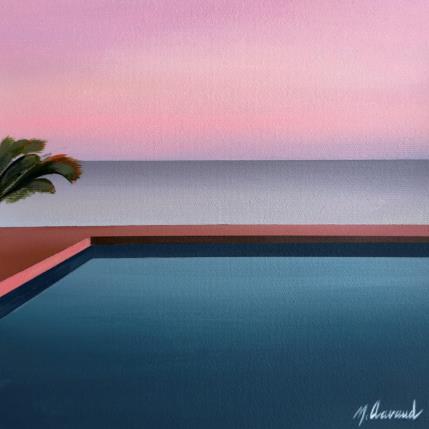 Peinture HORIZON  par Clavaud Morgane | Tableau Figuratif Acrylique Architecture, Paysages