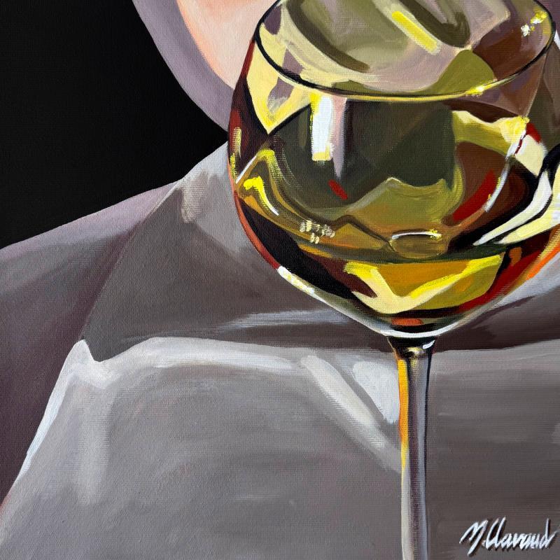 Painting GOLDEN REFLECTIONS by Clavaud Morgane | Painting Figurative Life style Still-life Acrylic