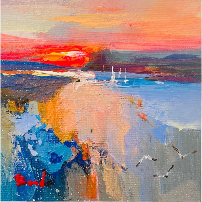 Gemälde the beauty of a moment von Bond Tetiana | Gemälde Figurativ Öl