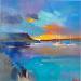 Painting under the summer sky by Bond Tetiana | Painting Figurative Oil