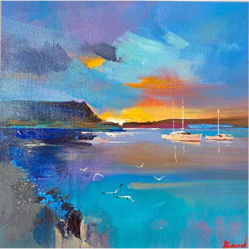 Painting under the summer sky by Bond Tetiana | Painting Figurative Oil