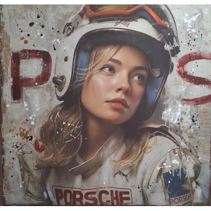 Pintura Racing Girl por Novarino Fabien | Pintura Pop art Collage, Graffiti, Plexiglás Iconos pop, Sociedad