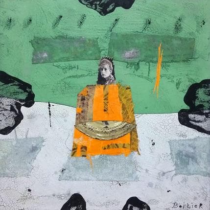 Peinture 25-111 par Boitier Thierry | Tableau Abstrait Acrylique Portraits