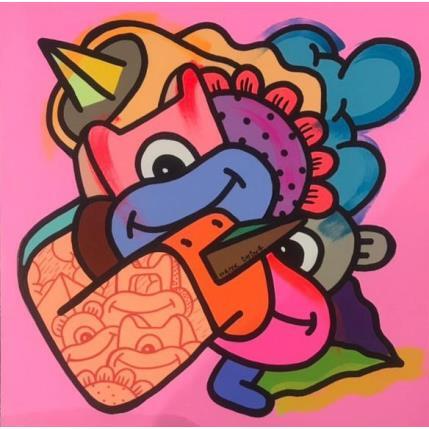 Peinture Bauhaus two par Hank China | Tableau Pop-art Acrylique, Posca