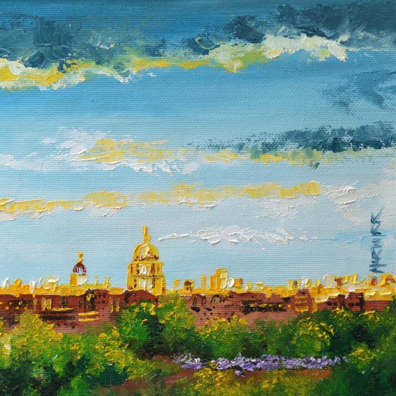 Pintura LENGUA DE ORO por Rodriguez Rio Martin | Pintura Figurativo Urbano Aceite