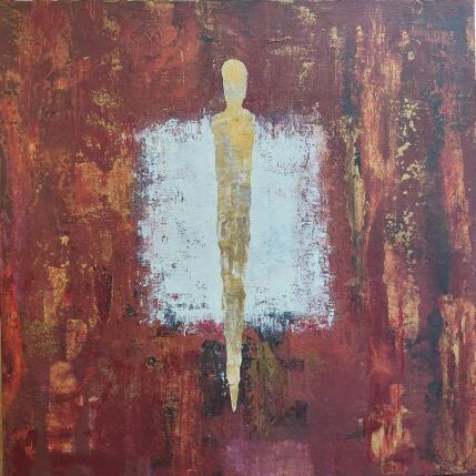 Painting Aschanti by Rocco Sophie | Painting Raw art Acrylic, Gluing, Sand