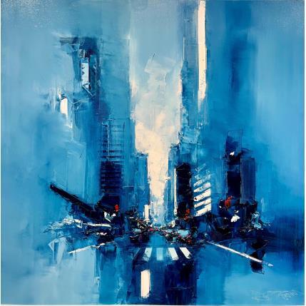 Peinture Blue morning par Castan Daniel | Tableau Figuratif Huile