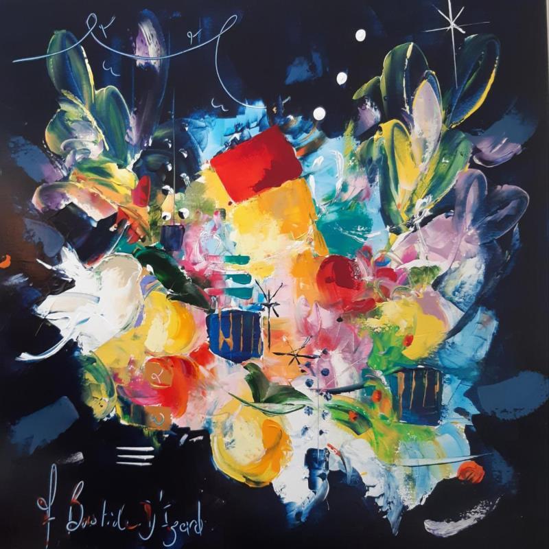 Pintura Hymne à l amour  por Bastide d´Izard Armelle | Pintura Abstracto Paisajes Arquitectura Acrílico