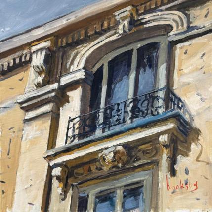 Painting The Window by Brooksby | Painting Figurative Oil