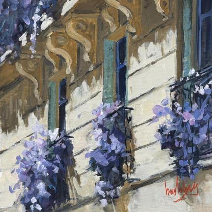 Painting Violets by Brooksby | Painting Impressionism Oil Landscapes