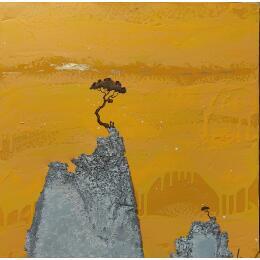 Painting Le chant du vent by Lemonnier  | Painting Subject matter Acrylic, Zinc Landscapes