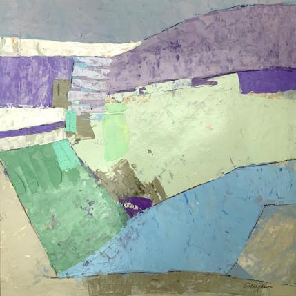 Peinture Jour de fin par Ottenjann Andrea | Tableau Abstrait Acrylique Paysages