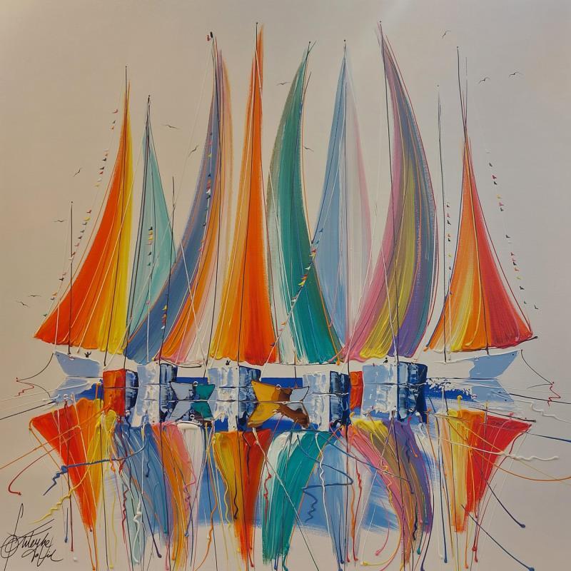 Painting Liberté en couleurs by Fonteyne David | Painting Figurative Acrylic