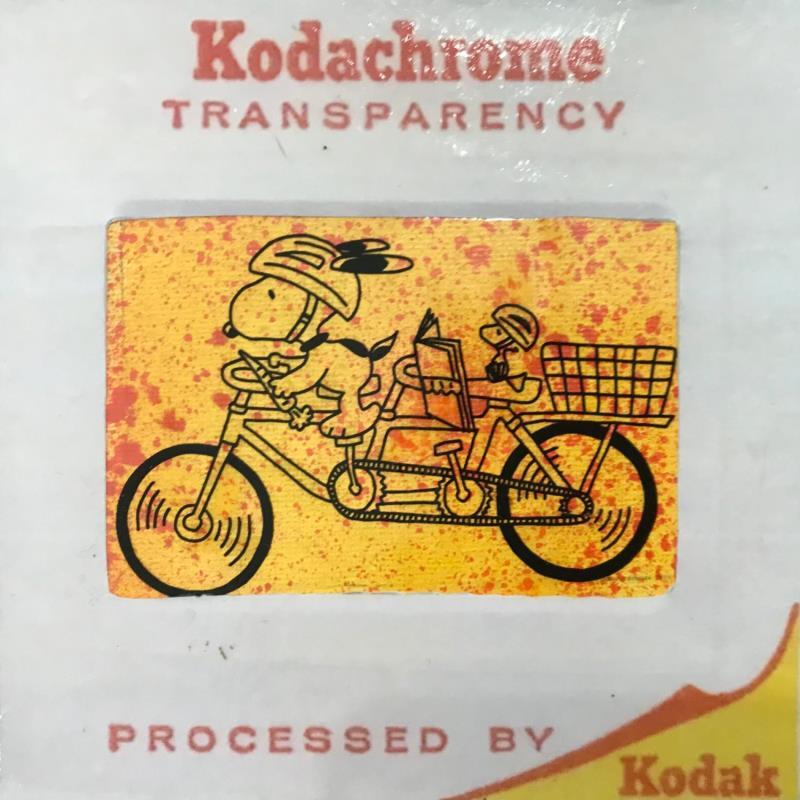 Peinture Bike diapo par Kikayou | Tableau Pop-art Icones Pop Graffiti Acrylique Collage