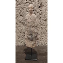 Sculpture silence des pierres 2 par Ferret Isabelle | Sculpture Figuratif Céramique