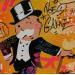 Painting Mr Monop by Lemoine Mael | Painting Pop-art Pop icons Graffiti Acrylic
