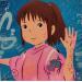 Painting Chihiro by Lemoine Mael | Painting Street art Pop icons Graffiti Acrylic