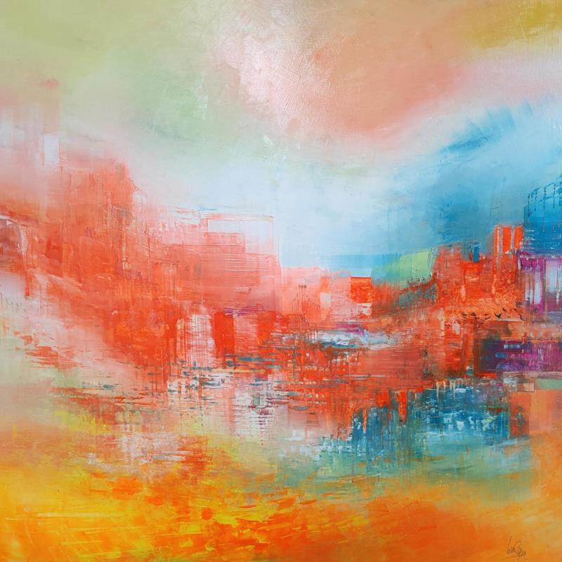 Peinture Jour de soleil par Levesque Emmanuelle | Tableau Huile