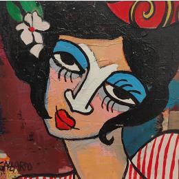 Gemälde Serena von Garcia Gallardo Mercedes | Gemälde Figurativ Öl