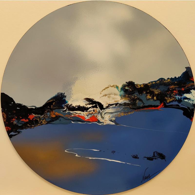 Painting C2959 by Naen | Painting Abstract Minimalist Acrylic Ink