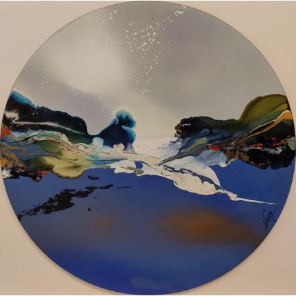 Painting C2958 by Naen | Painting Abstract Acrylic, Ink Minimalist