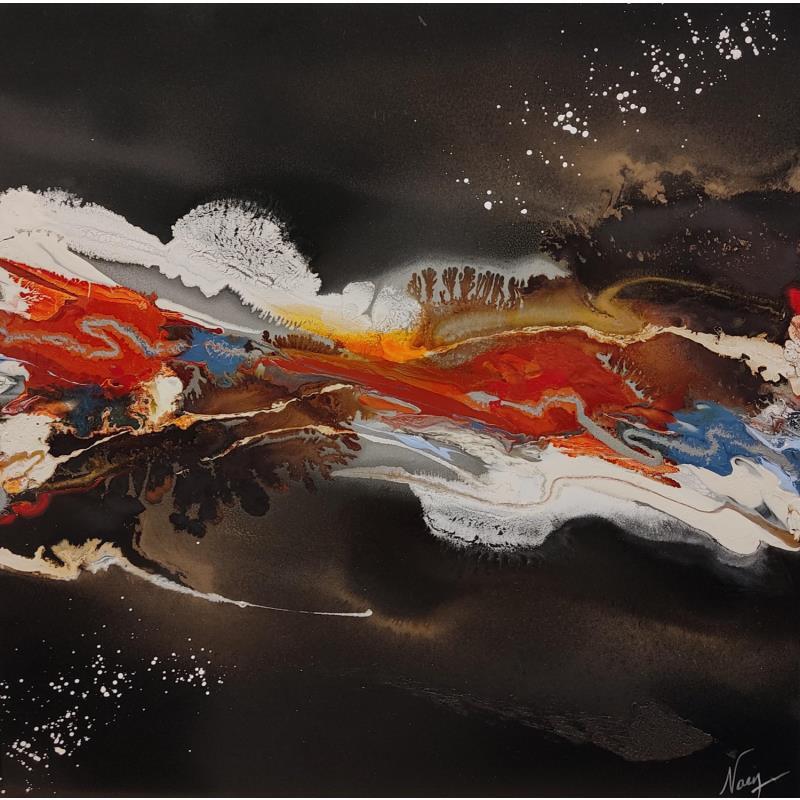 Gemälde C3182 von Naen | Gemälde Abstrakt Minimalistisch Acryl Tinte