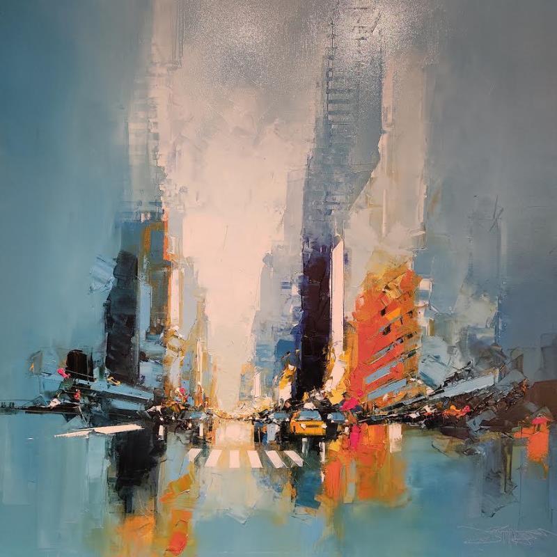 Gemälde Silent Walk von Castan Daniel | Gemälde Figurativ Öl