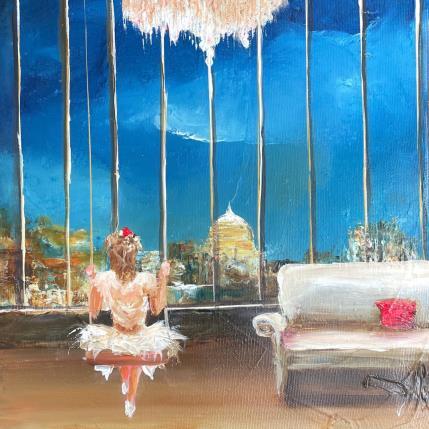 Peinture lacher prise par Vinnie | Tableau Figuratif Huile