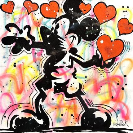 Peinture Mickey is in love par Cornée Patrick | Tableau Pop-art Graffiti, Huile Cinéma, Icones Pop, Scènes de vie