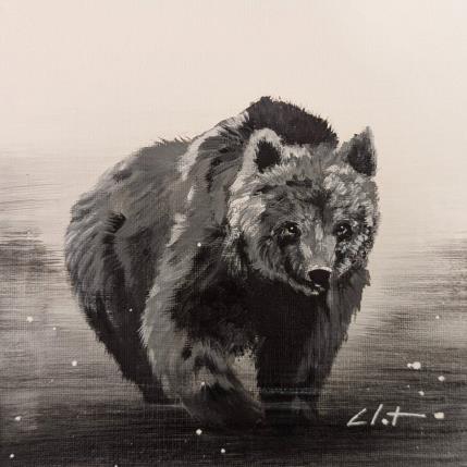 Peinture Michel  par CLOT | Tableau Figuratif Acrylique Animaux