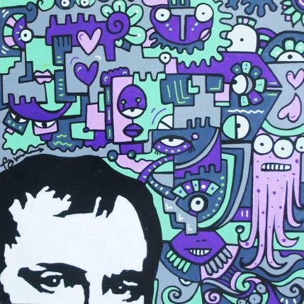 Painting L'empereur by Fanny | Painting Pop-art Acrylic, Posca