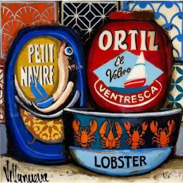 Painting Conservas  by Villanueva Puigdelliura Natalia | Painting Figurative