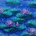 Peinture lotus roses par Dmitrieva Daria | Tableau Impressionnisme Nature Acrylique