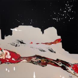 Painting C3128 by Naen | Painting Abstract Acrylic, Ink