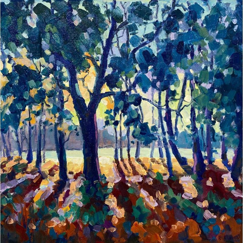 Peinture Sous-bois, golfe du Morbihan par Aliamus Béatrice  | Tableau Huile