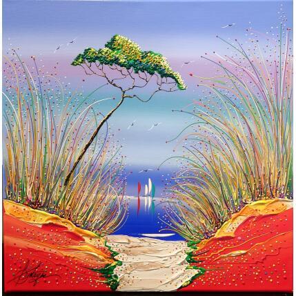 Painting Viens m'aimer ici by Fonteyne David | Painting Figurative Acrylic