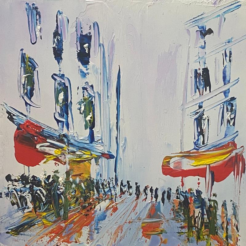 Gemälde En ville von Raffin Christian | Gemälde Figurativ Urban Öl