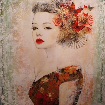 Peinture Gloria III par Bofill Laura | Tableau Figuratif Acrylique, Résine Portraits